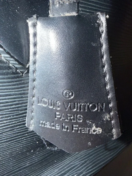 LOUIS VUITTON Epi Leather Sablon Handbag Black Tophandle bag - Fair condition - Picture 2 of 12